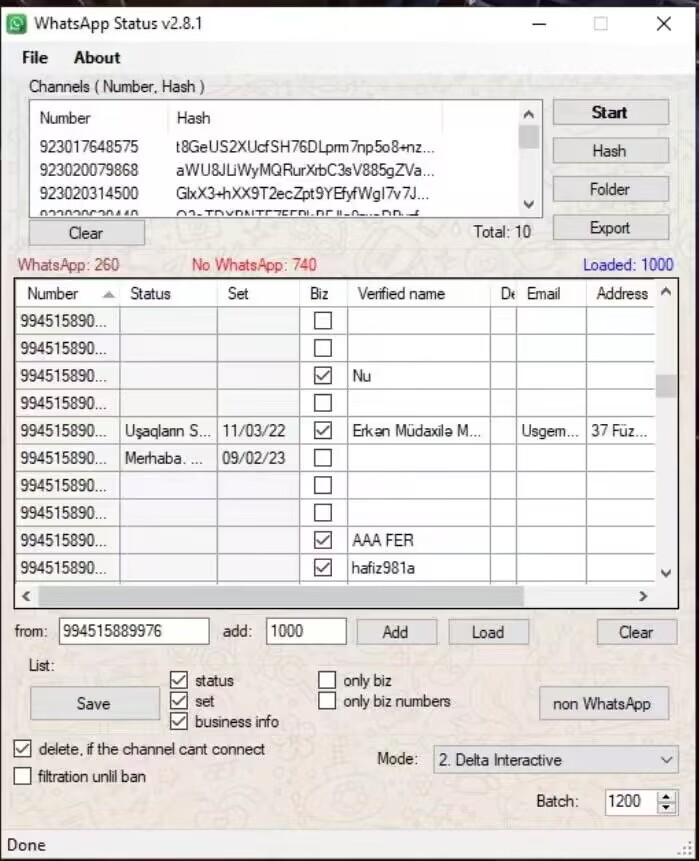 WhatsApp Status Checker